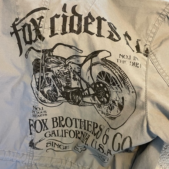 Fox Racing Military Style Hooded Jacket - Picture 4 of 4